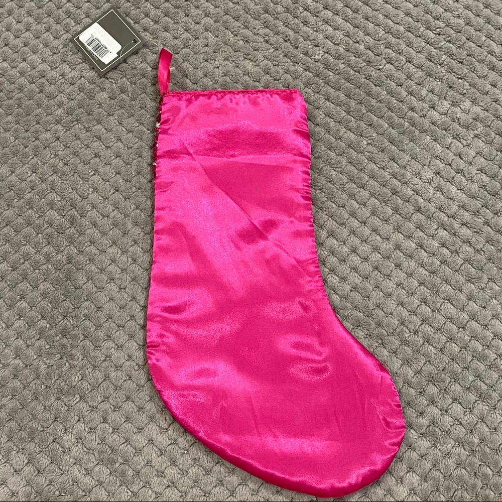 Pink Sequin Stocking - Picture 4 of 6